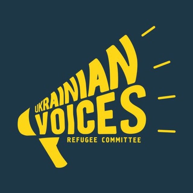 logo ukrainian voices dark